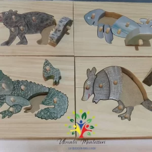 Rompecabezas Montessori de Zoología